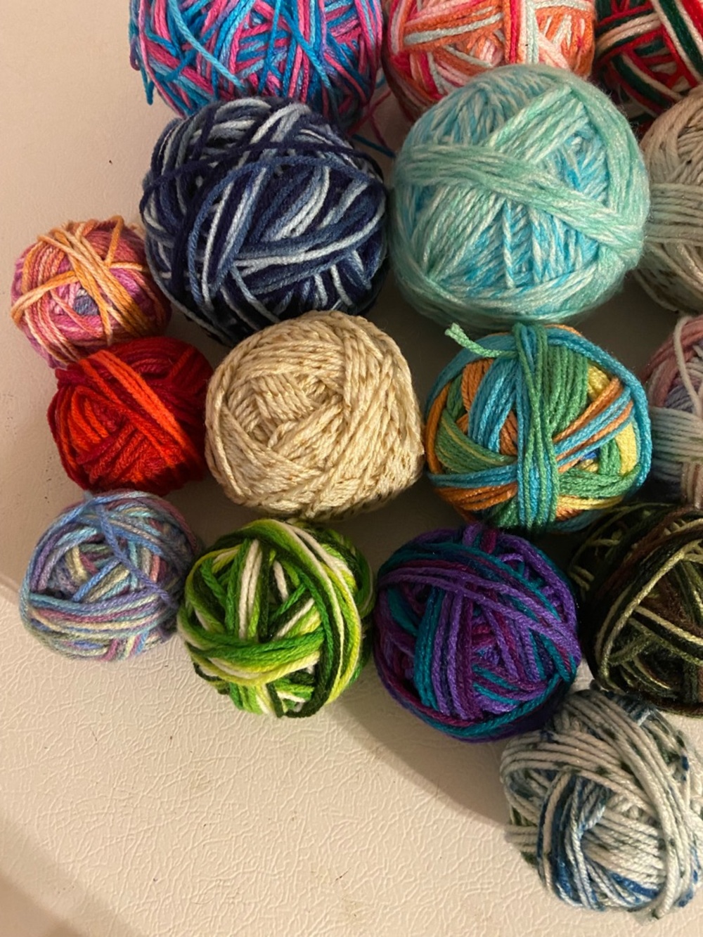 Multi-Color Yarn Bundle- Assorted Variegated Yarn - Picture 6 of 6